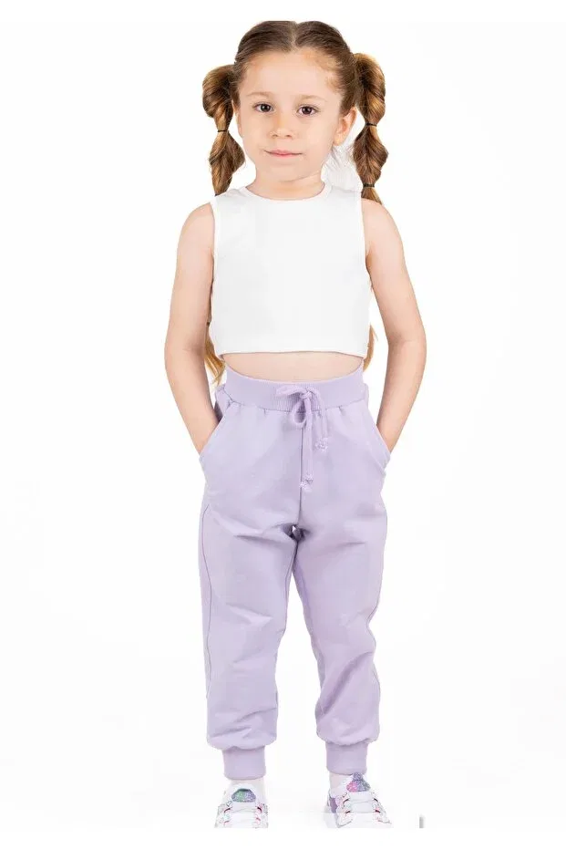 Детский спортивный костюм для девочек с вышивкой Power, Best Kids, Lilac — фото 2