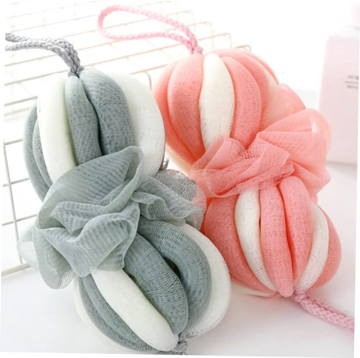 Мочалка для душа Body Bath Sponge, Healvian, 43x5x5 см, Зеленый — фото 2
