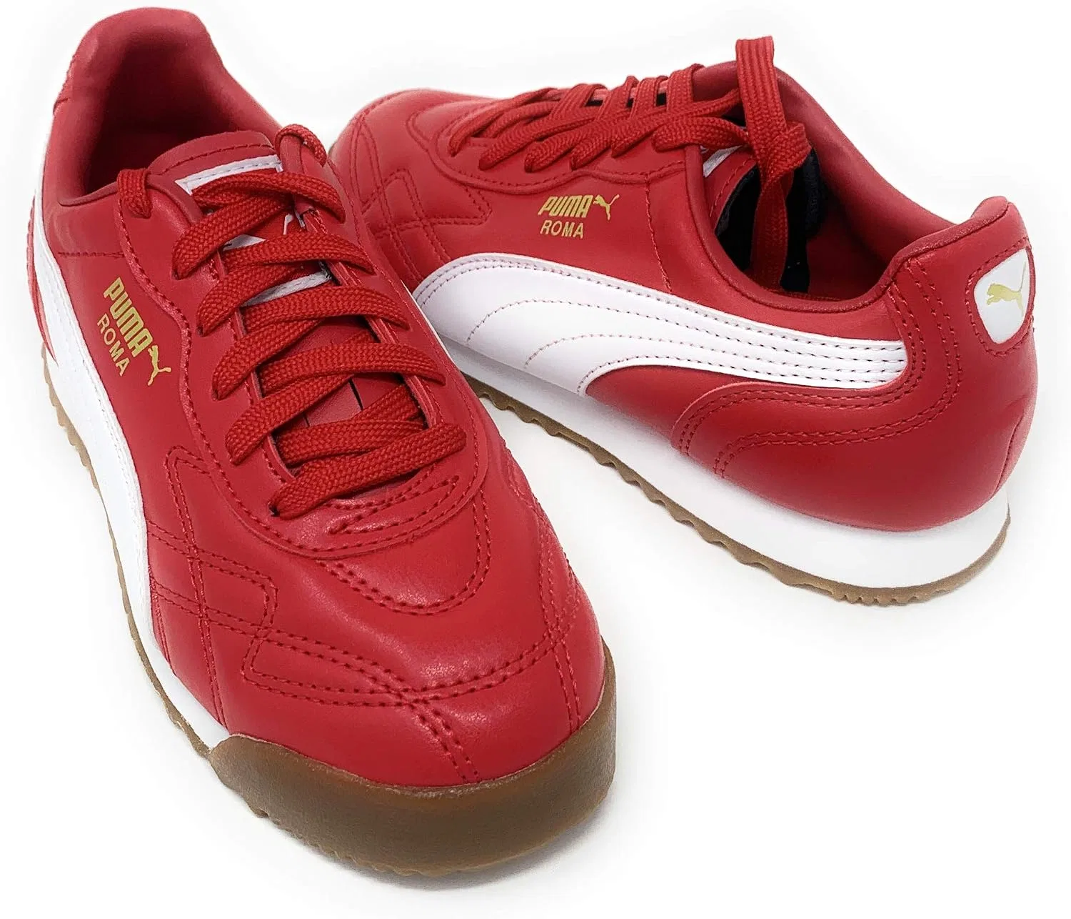 Детские кроссовки для мальчиков Roma PUMA, White Red