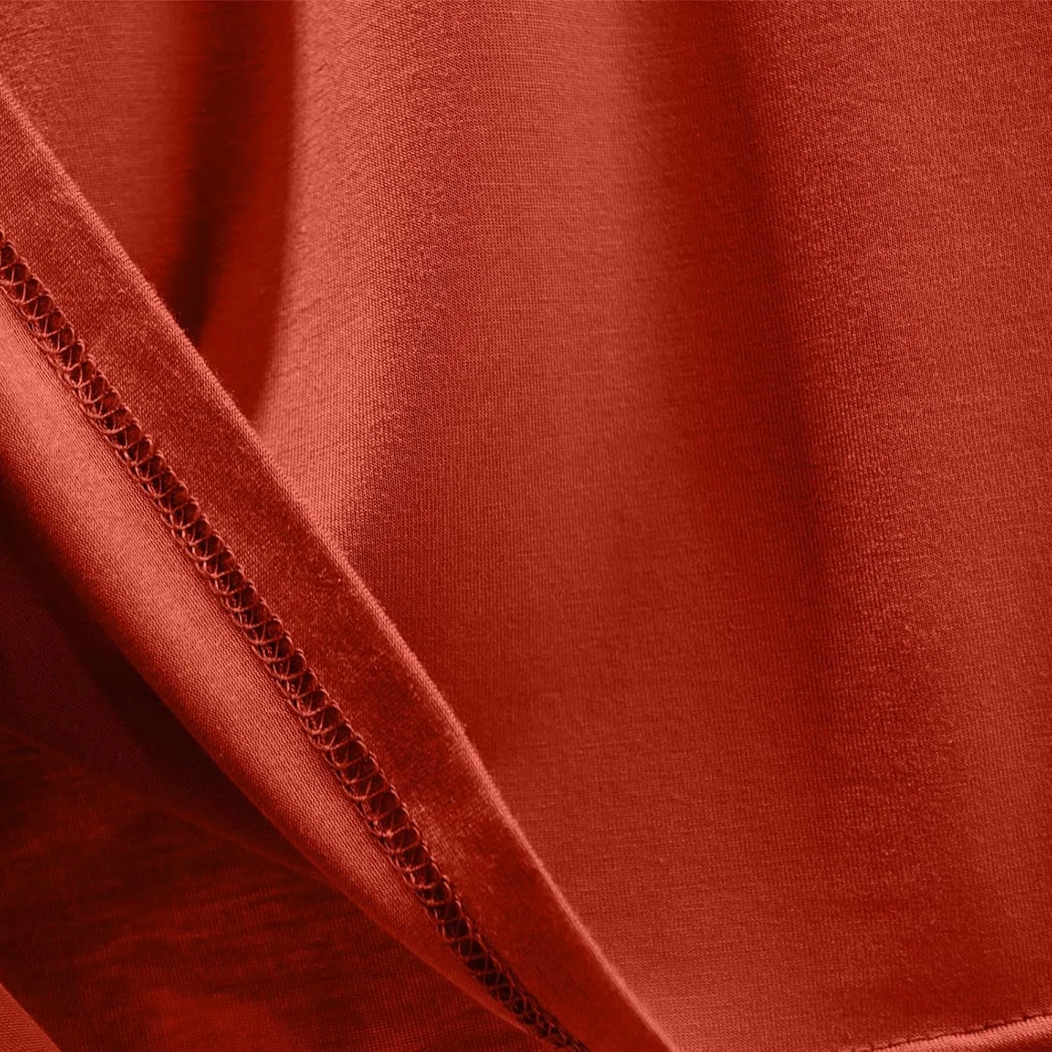 Женская футболка с круглым вырезом Athletic, Red — фото 3