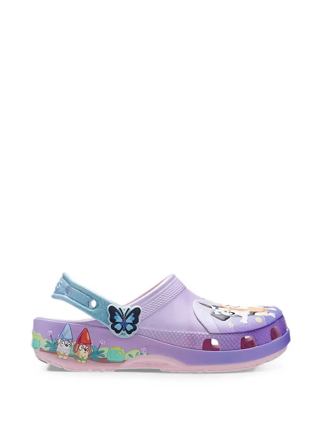 Детские сандалии Bluey фиолетовые Crocs, фиолетовый — фото 2
