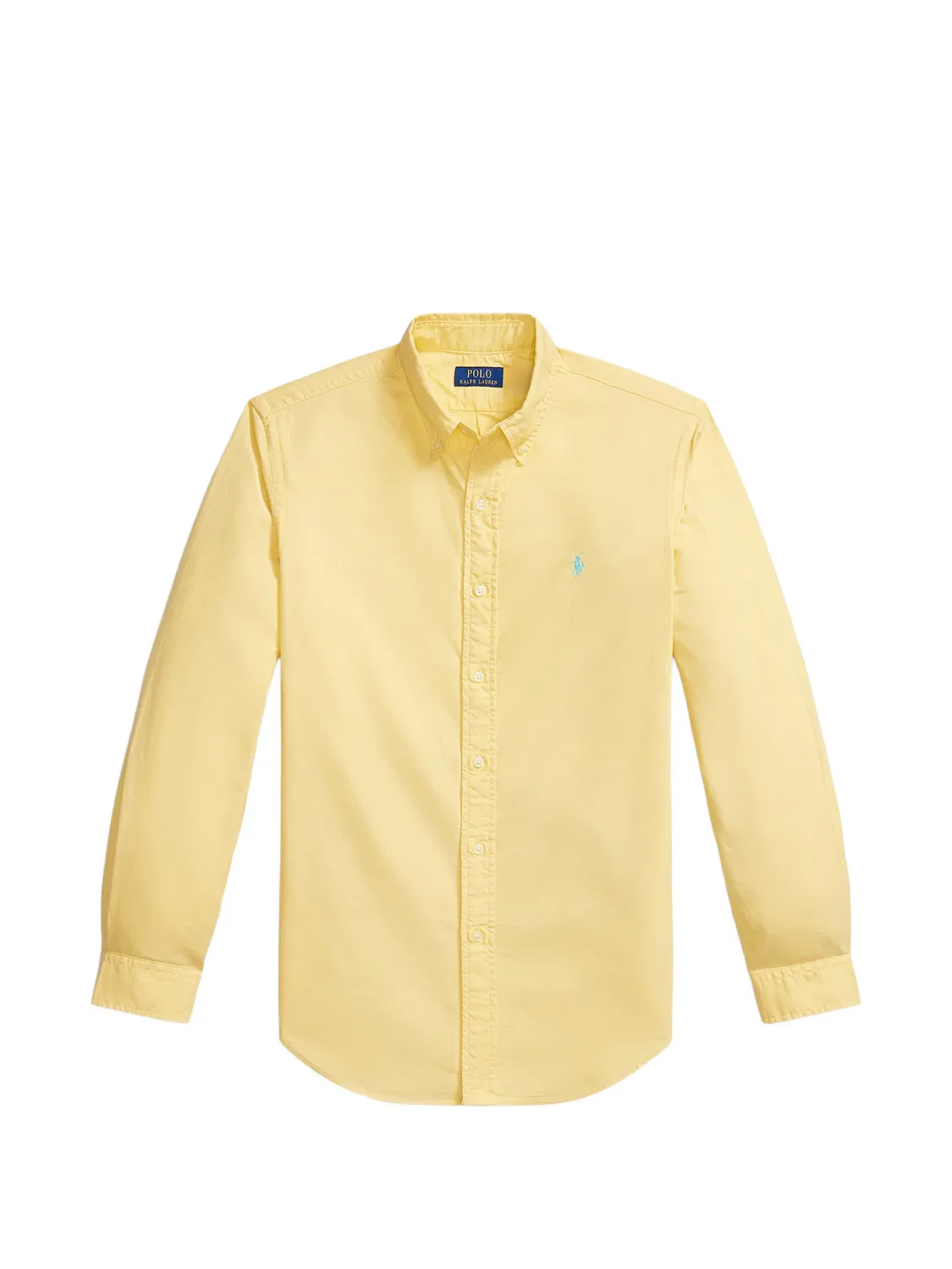 Рубашка с кнопками и вышивкой Pony Polo Ralph Lauren, желтый