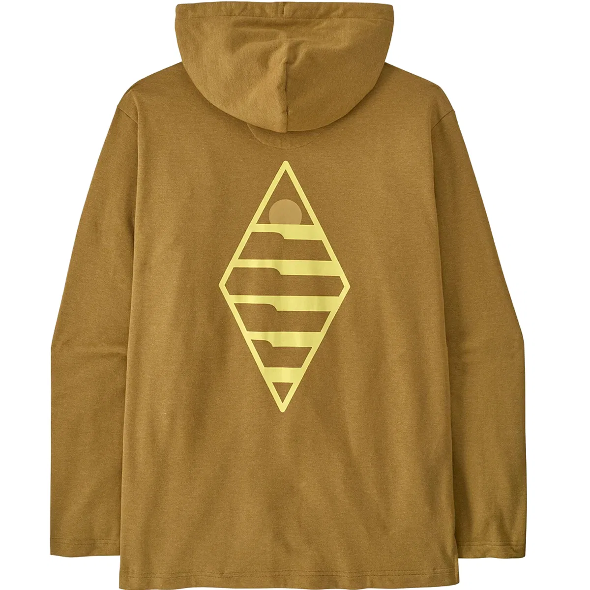 Мужское худи легкое с принтом Wildrise Hoodie Patagonia, Bobcat Brown