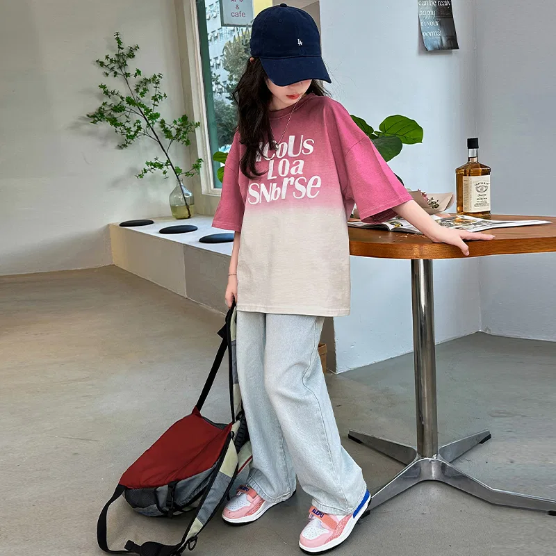 Детский спортивный комплект с топом и штанами Lanza, Gray — фото 4