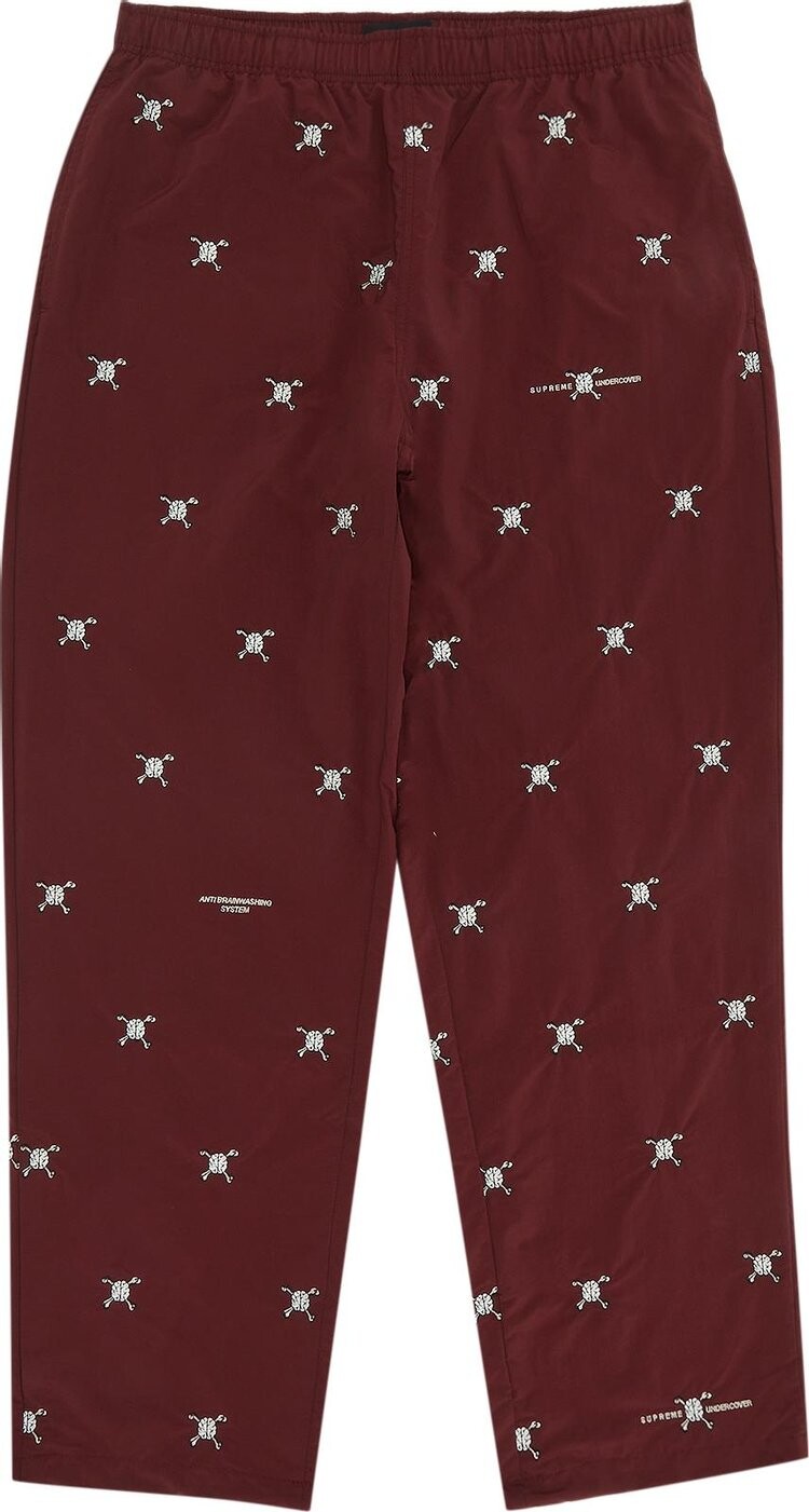 

Брюки Supreme x UNDERCOVER Track Pant Burgundy, красный