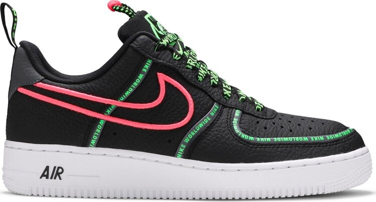 

Кроссовки Nike Air Force 1 '07 Premium 'Worldwide Pack - Black Green Strike', черный