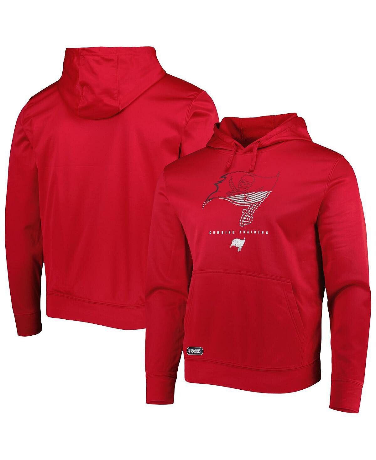 

Мужская красная толстовка с капюшоном tampa bay buccaneers combine authentic watson pullover New Era, красный