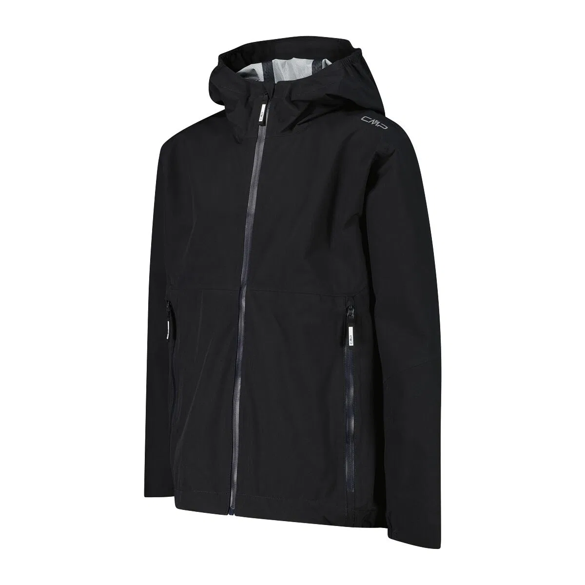 Детская куртка с капюшоном Kid Jacket Fix Hood Cmp, Schwarz Grau — фото 3