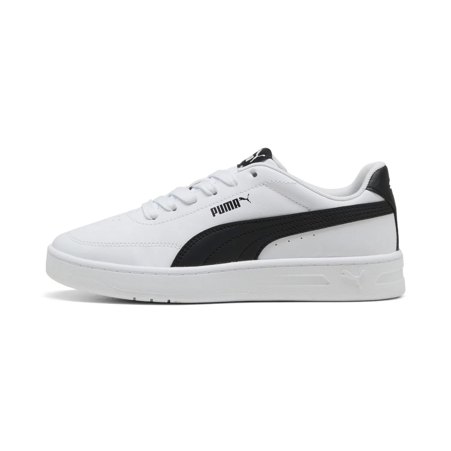 Детские кроссовки классические Court Classic Clean PUMA, White/Black — фото 2