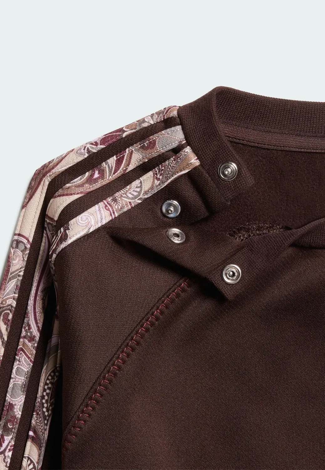 Комплект Adidas x Liberty London: толстовка оверсайз с круглым вырезом и леггинсами Adidas Originals, Aurora Coffee Multi Multicolor Taupe — фото 2