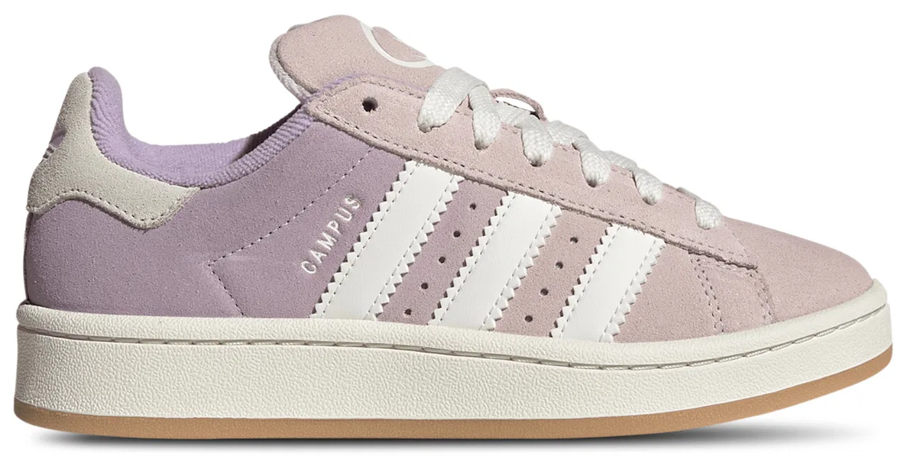 Кроссовки для девочек Campus 00s Adidas, цвет Core White/Almost Pink/Powder Plum