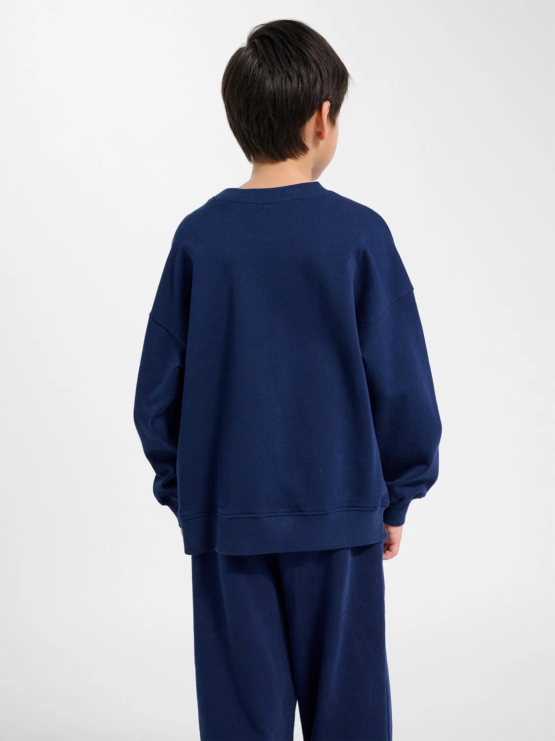 Детский свитшот с круглым вырезом Hmljr Jump Hummel, Kosmosblau — фото 2