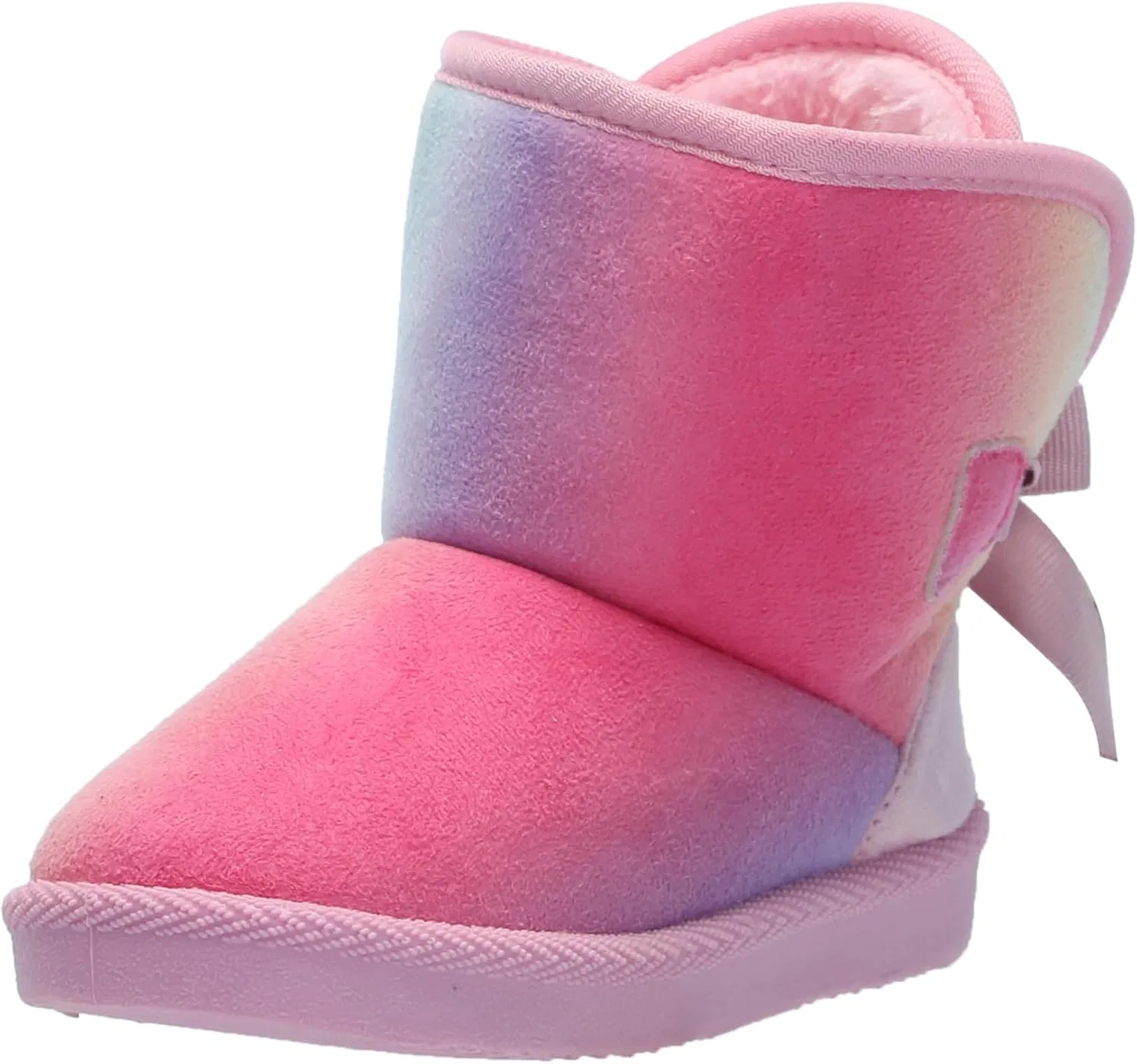 Детские зимние ботинки с принтом радуги Josmo, Multi Pink