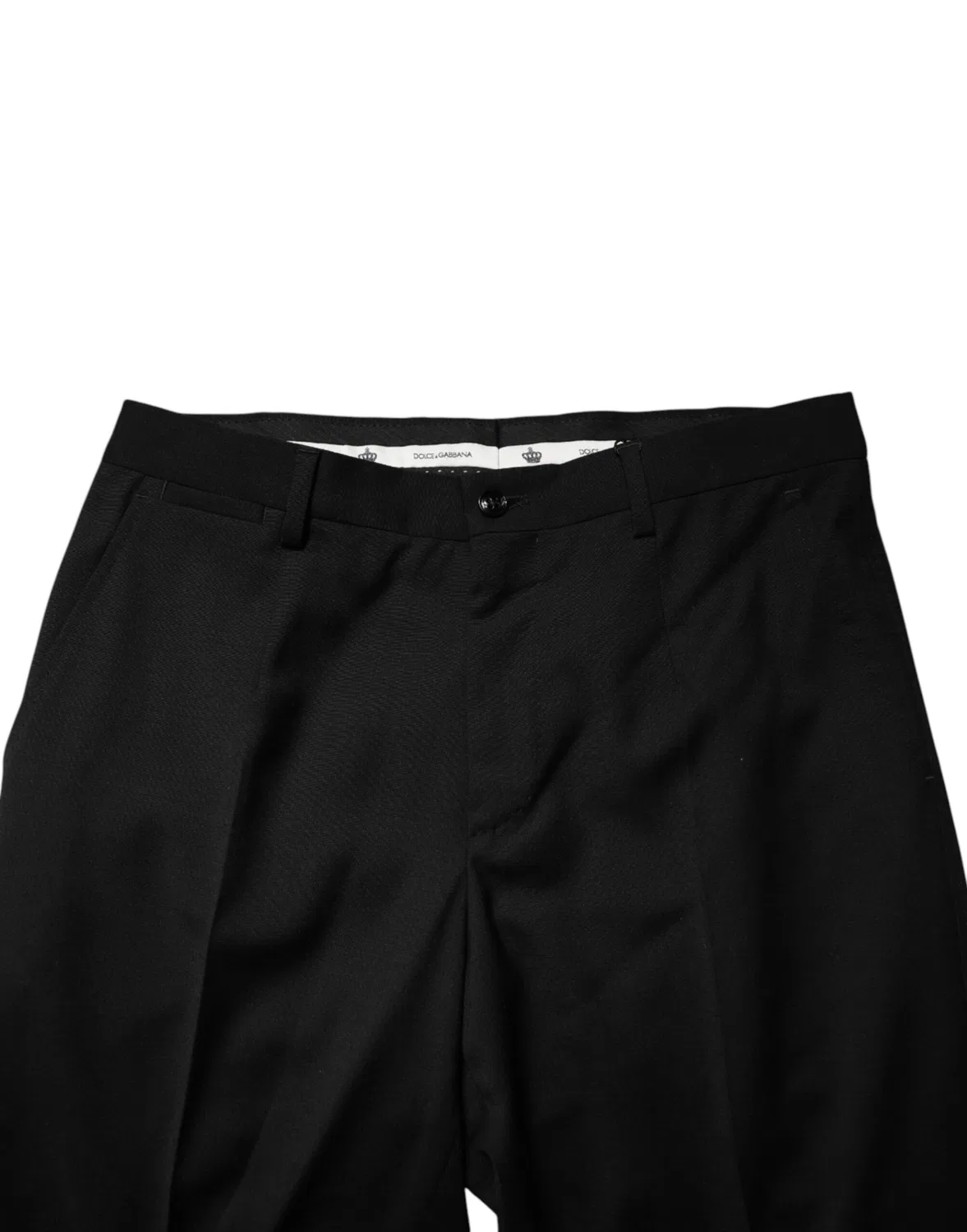 Мужские брюки классические с логотипом Dress Pants Dolce & Gabbana, Black — фото 4