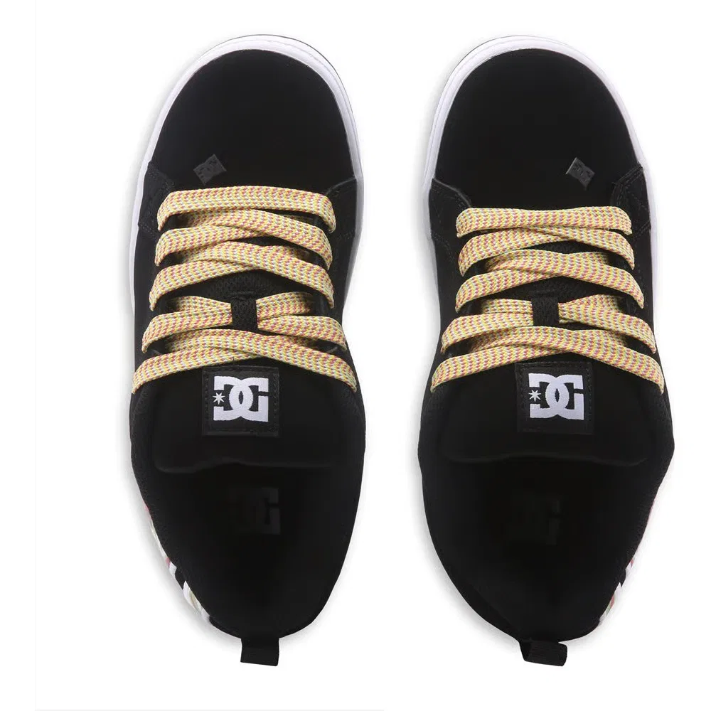Детские кроссовки Court Graffik Dc Shoes, Black/Multi — фото 4
