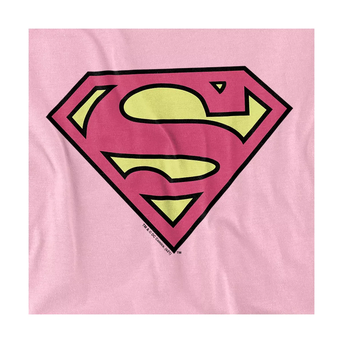 Детский боди с коротким рукавом Superman Classic Logo, Pink — фото 2