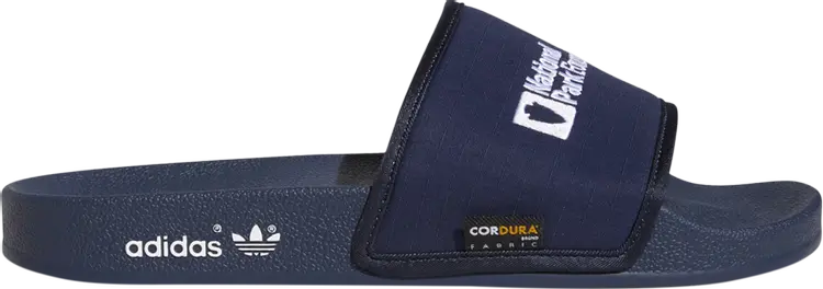 

Сандалии Adidas National Park Foundation x Adilette Slide 'Collegiate Navy', синий