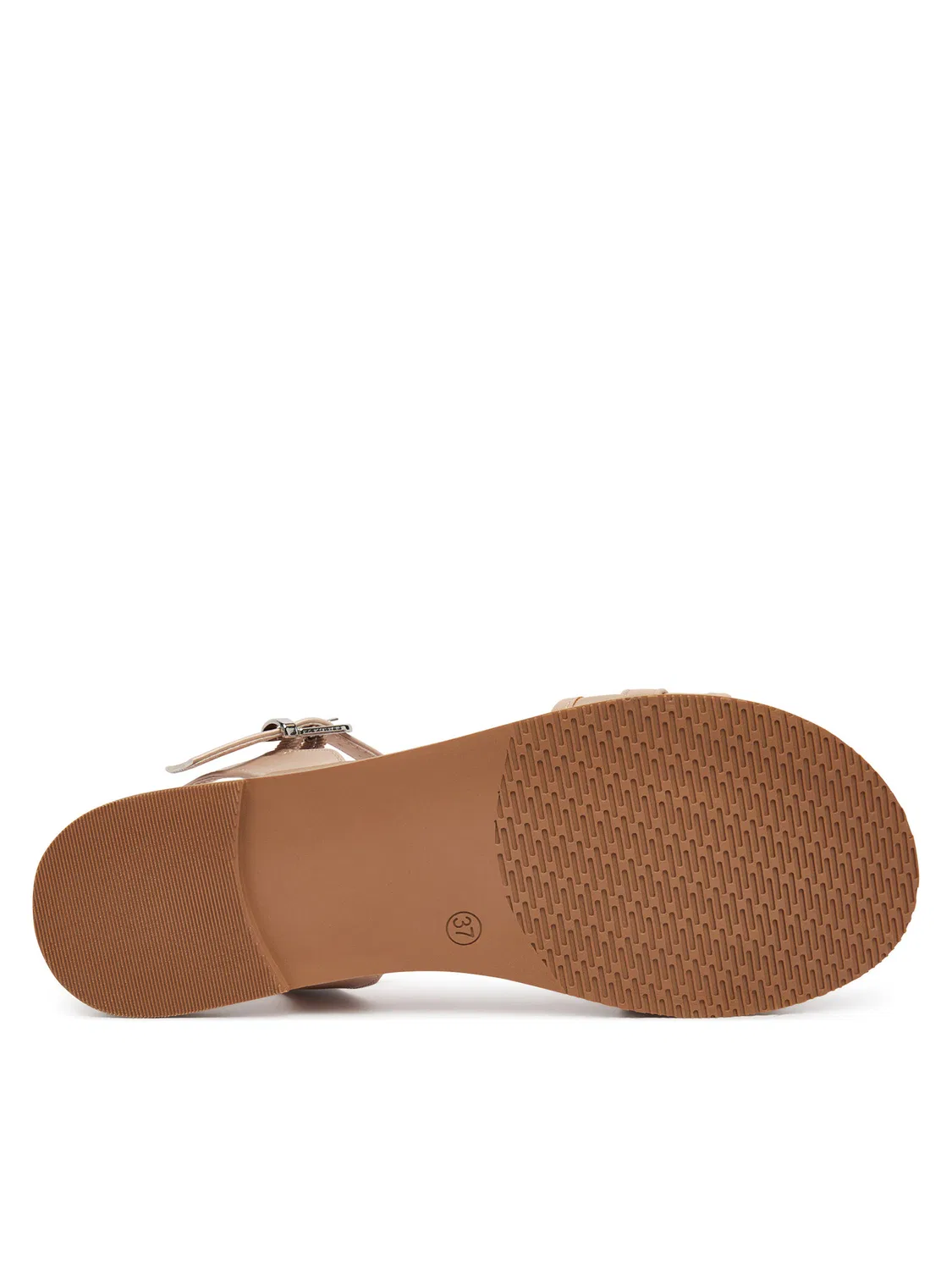 Сандалии для девочки Velcro Sandal Calvin Klein, бежевый — фото 4