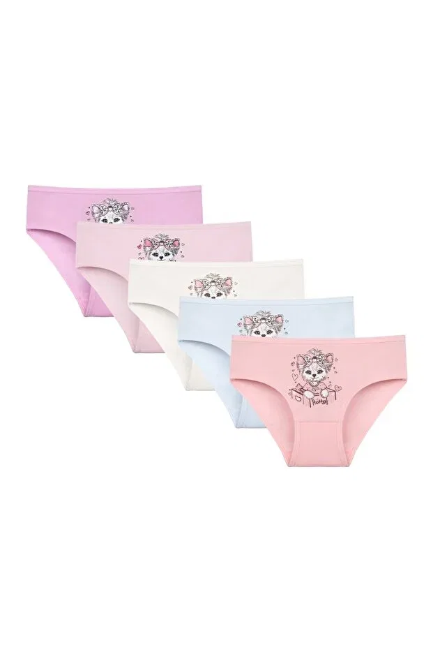 Детские трусы для девочек с принтом 5-Pack Donella, Very Colorful-1