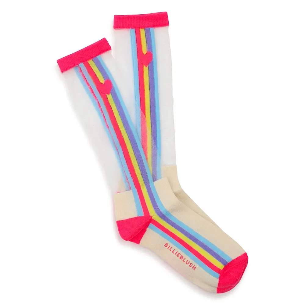Детские носки с ажурным узором Billieblush, Multicolor