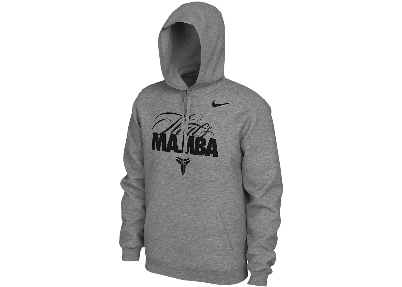 Мужская худи с капюшоном Kobe Bryant Mamba Nike, Dark Grey Heather