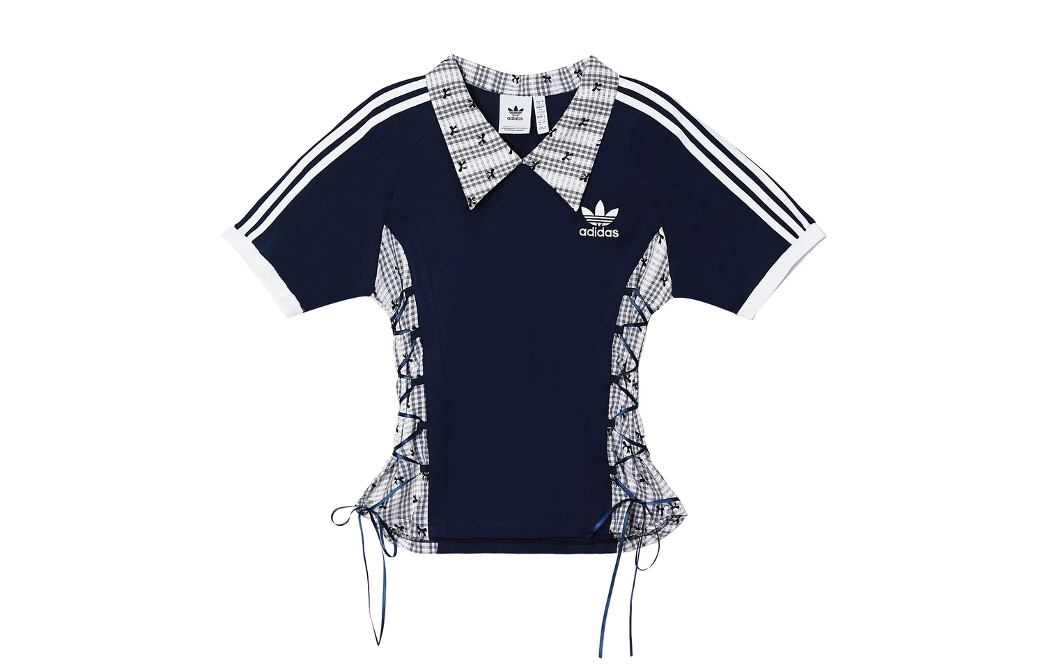Футболка с принтом Moonlight Silver River Adidas Originals, Blue Black White