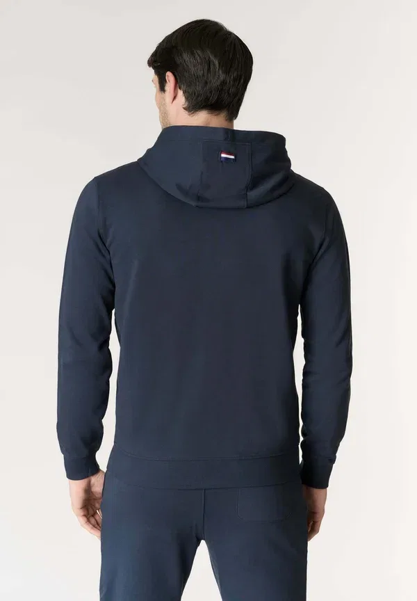 Худи на молнии 100% хлопок Zip-up sweatshirt U.S. Polo Assn., Blu, синий — фото 3
