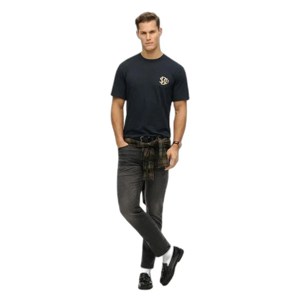 Мужская футболка с принтом Merchant Store Superdry, Blau — фото 2