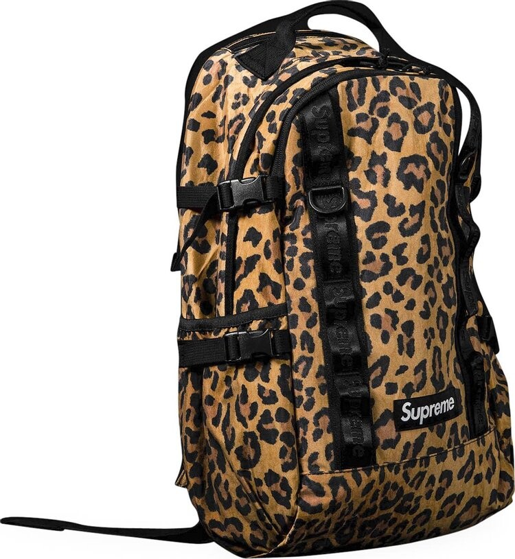 

Рюкзак Supreme Backpack Leopard, коричневый
