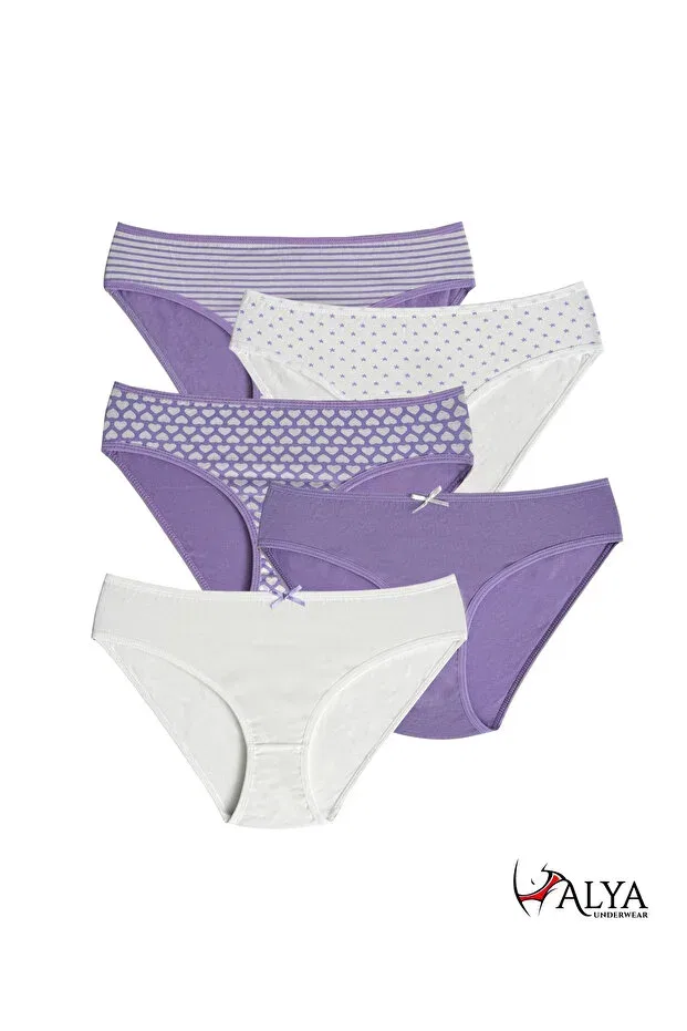 Детские трусы-слипы для девочек хлопковые Basics Alya Underwear, Lila (P28)