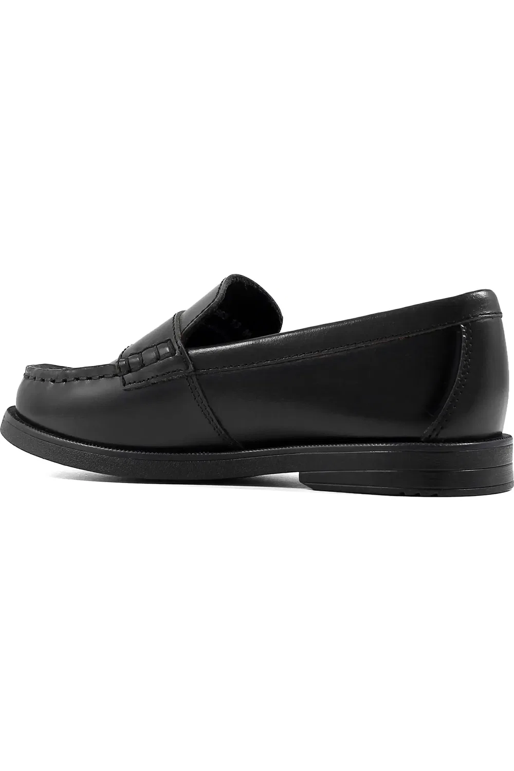 Детские туфли лоферы на плоской подошве Croquet Florsheim, черный — фото 2