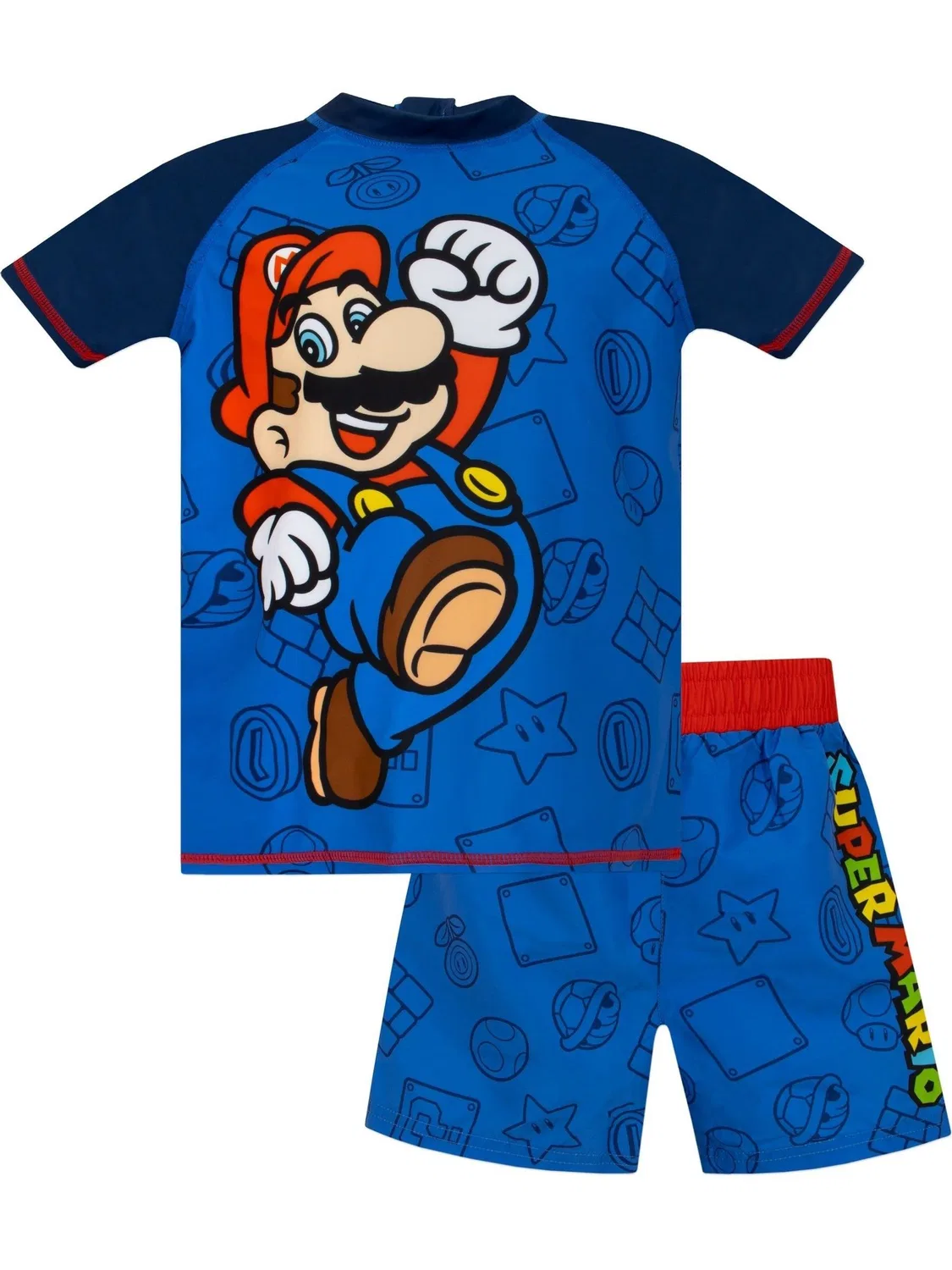 Купальный комплект Super Mario Character, синий