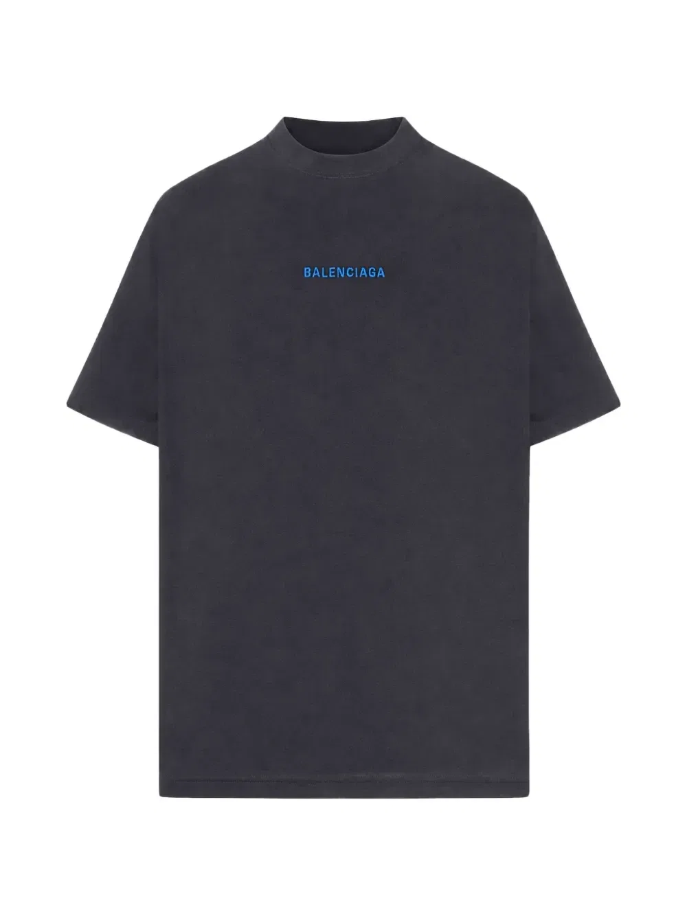Футболка с вышитым логотипом BALENCIAGA, черный