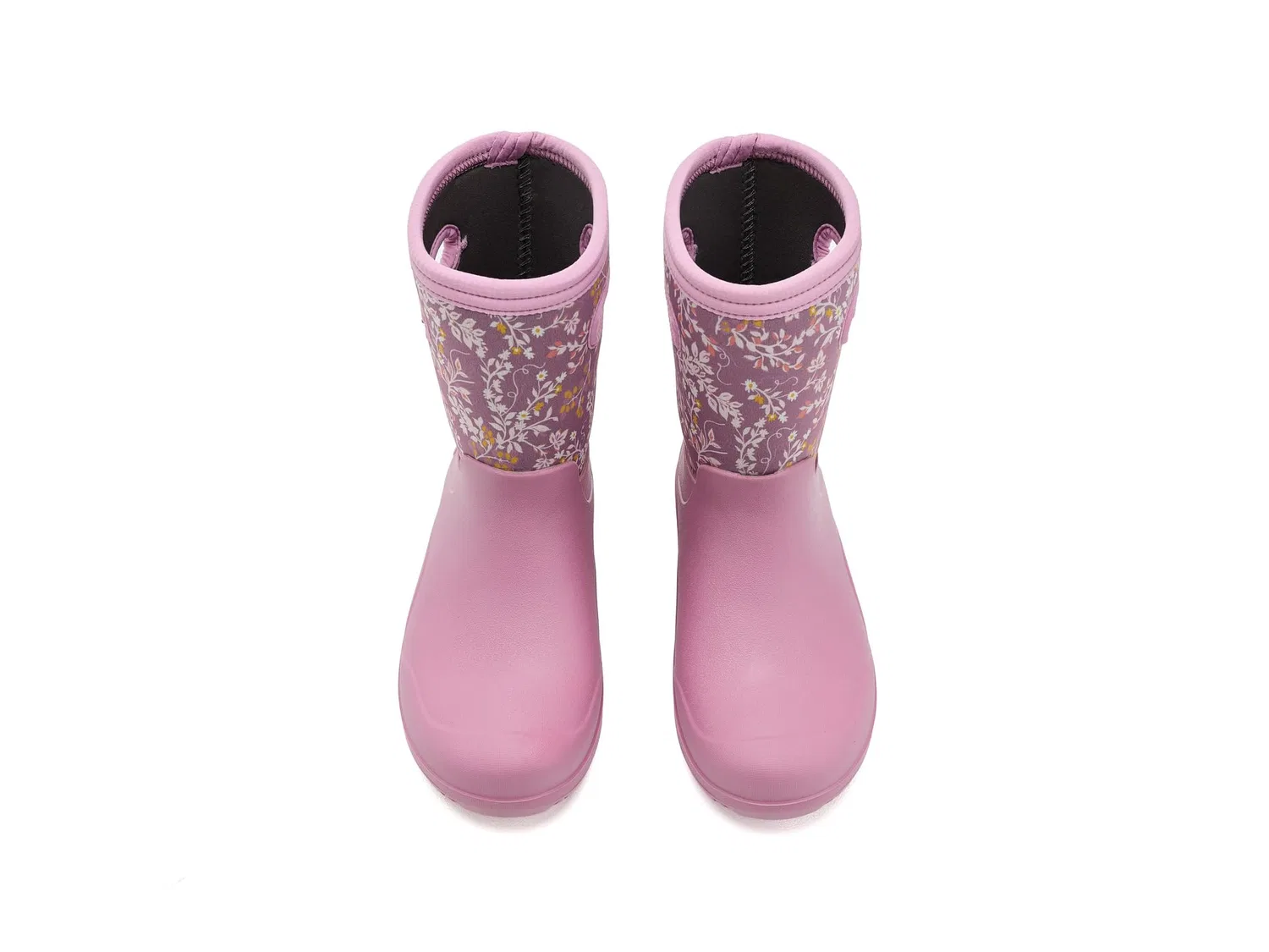 Бесшовные ботинки York Seamless-Demure Floral (для маленьких и больших детей) Bogs Kids, Pink — фото 3