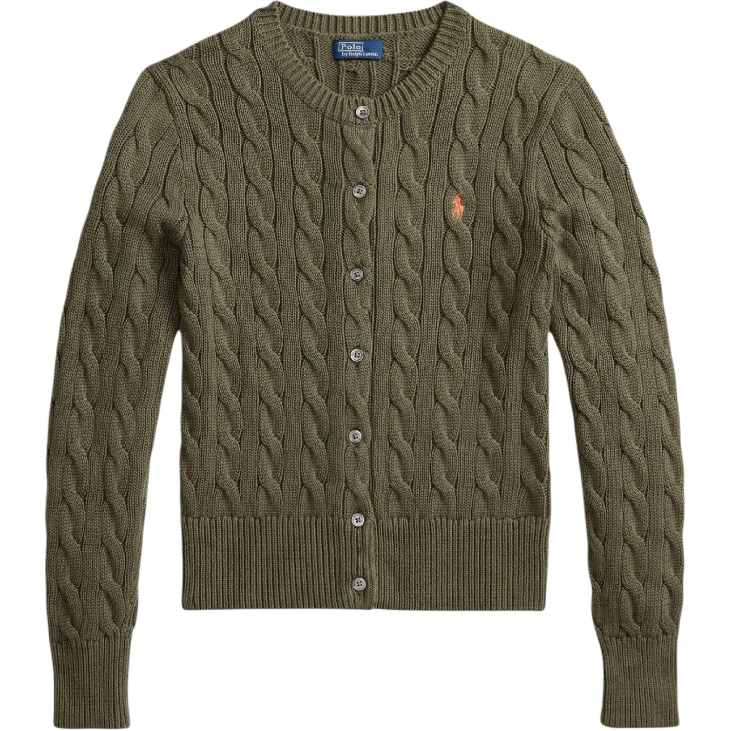 Женский свитер с круглым вырезом Green Polo Ralph Lauren, Green