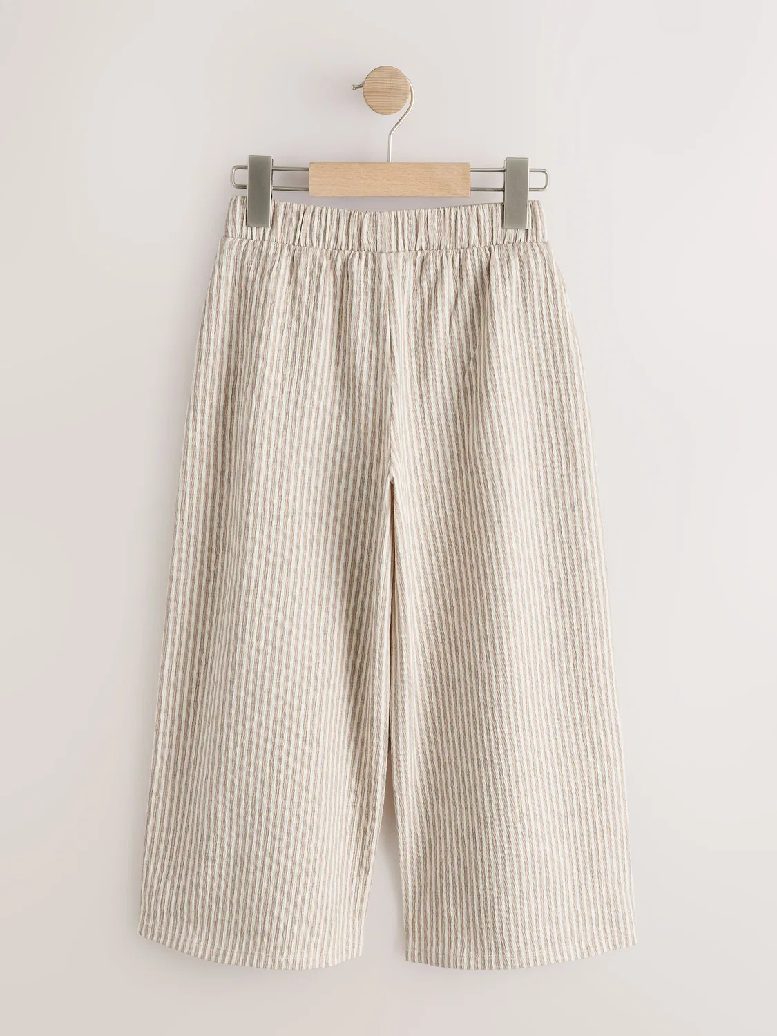 Брюки широкие текстурированные, Neutral Stripe Next, нейтральная полоска — фото 2