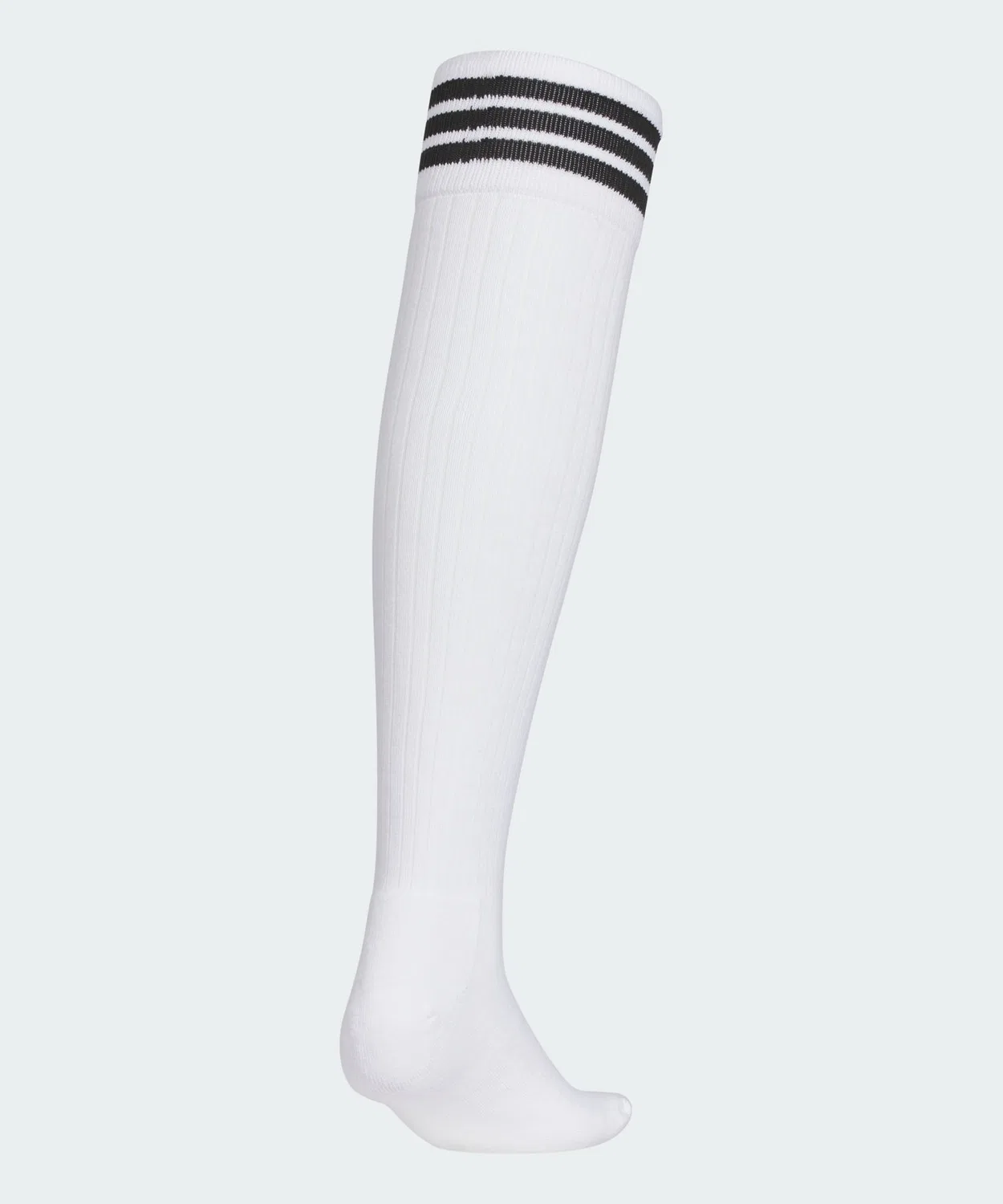 Женские носки для гольфа с длинным голенищем, модель Three Stripes Knee-High Adidas, Белый — фото 2