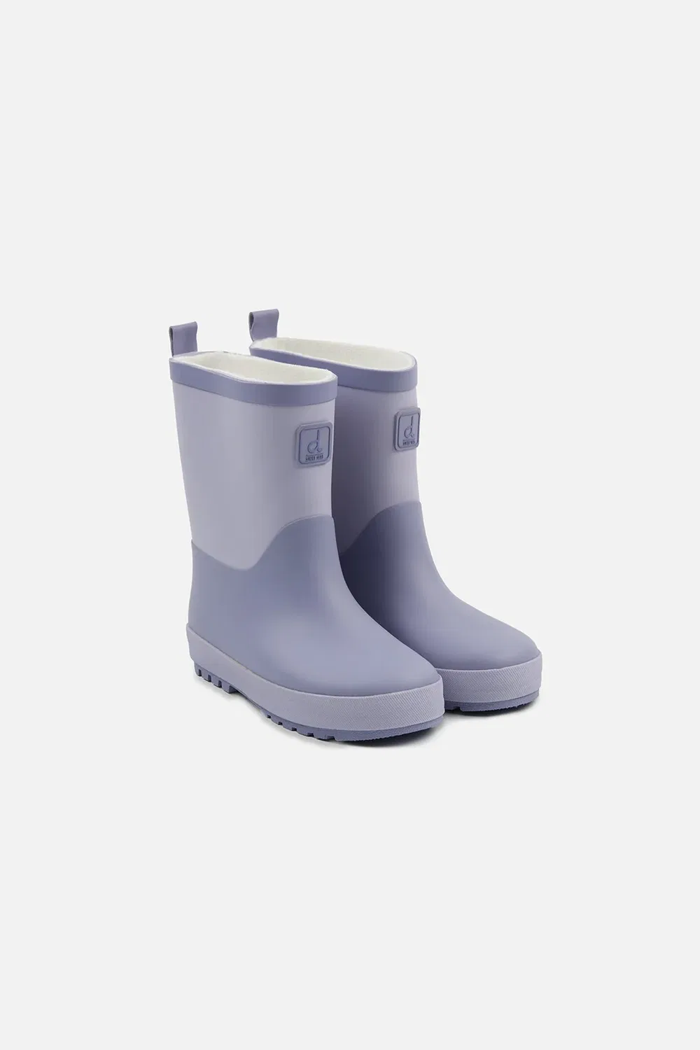Детские резиновые сапоги для девочек на дождливую погоду Rain Boots Deux par Deux, Mauve