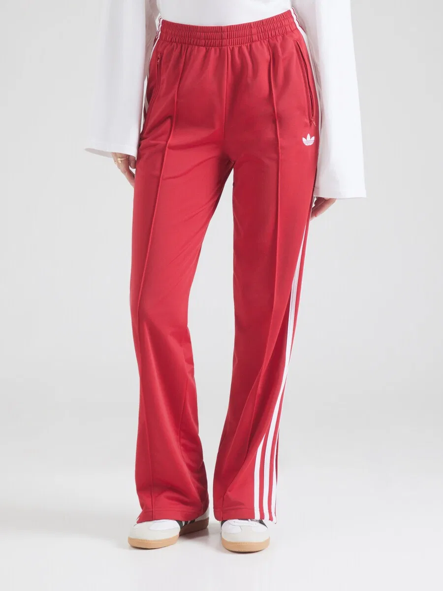 Брюки ADIDAS ORIGINALS свободного кроя 'FIREBIRD Classic' клюквенного цвета — фото 2