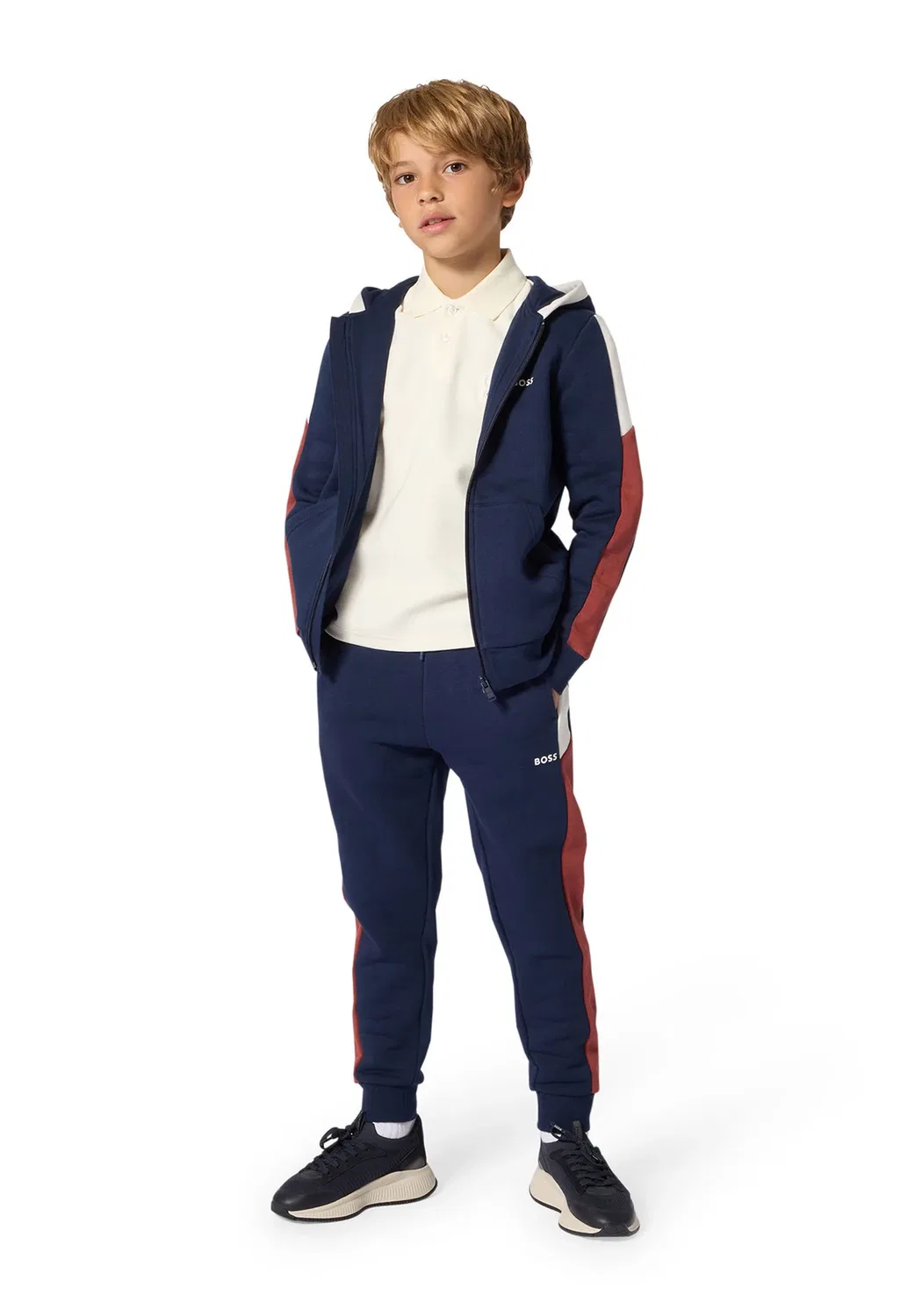 Детские и подростковые спортивные штаны Boss Kidswear, Bleu Cargo