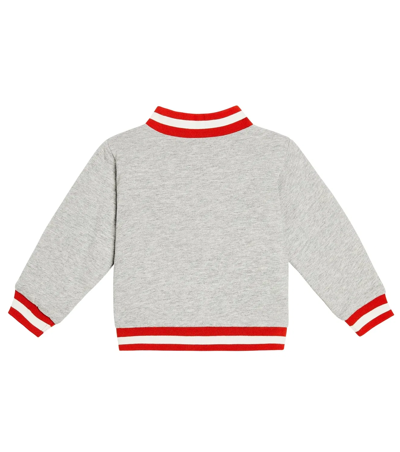 Кардиган хлопковый с принтом Stella Mccartney Kids, серый — фото 2