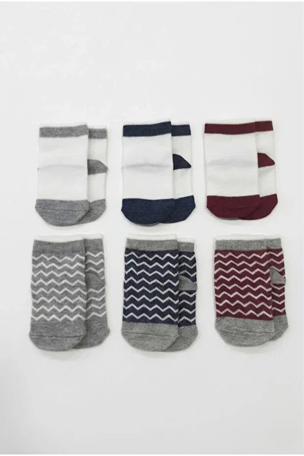 Детские носки для мальчиков хлопковые набор 6 пар Cocole Socks, Multicolor — фото 4