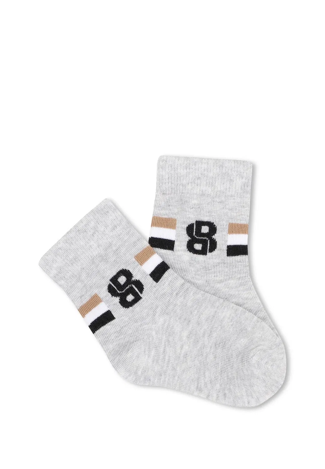 Lot de chaussettes, 3 пары носков Boss Kidswear, Bleu Cargo — фото 4