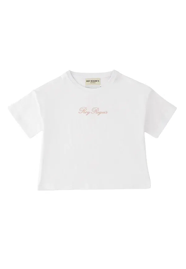 Футболка с принтом Print t-shirt Roy Rogers, optical white, белый