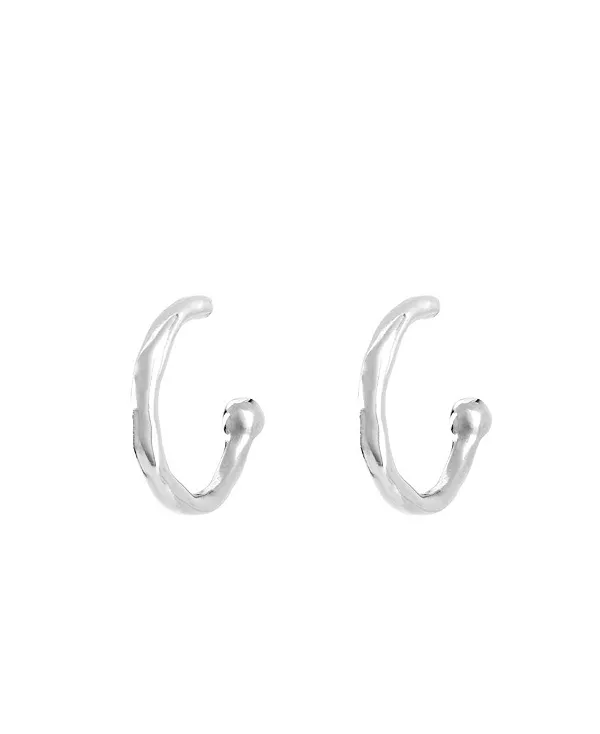 

Металлические серьги-кольца Unode50, silver