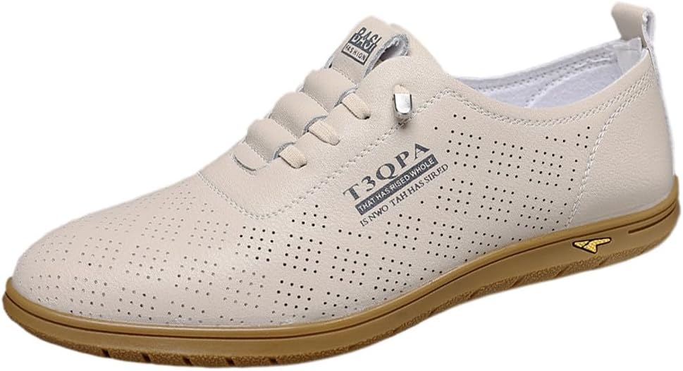 

Мужские премиальные повседневные кроссовки WELRUNG из искусственной кожи, мягкие для ходьбы, бизнес, для вождения, лоферы, бежевый