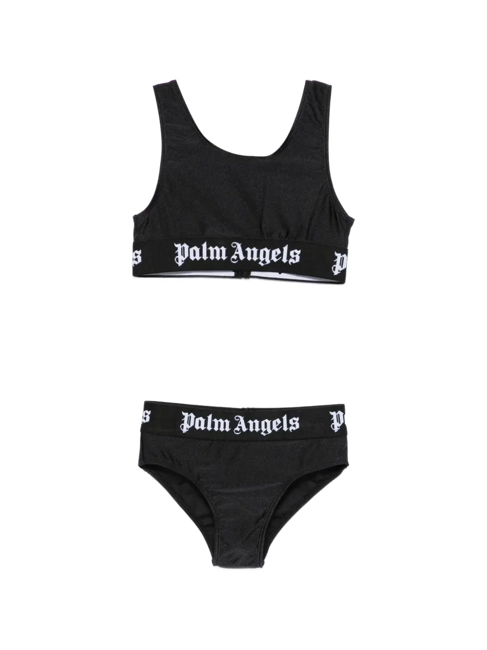 Бикини с логотипом на поясе Palm Angels Kids, черный