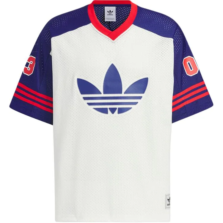 Adidas Originals Футболка с принтом логотипа бело-синяя