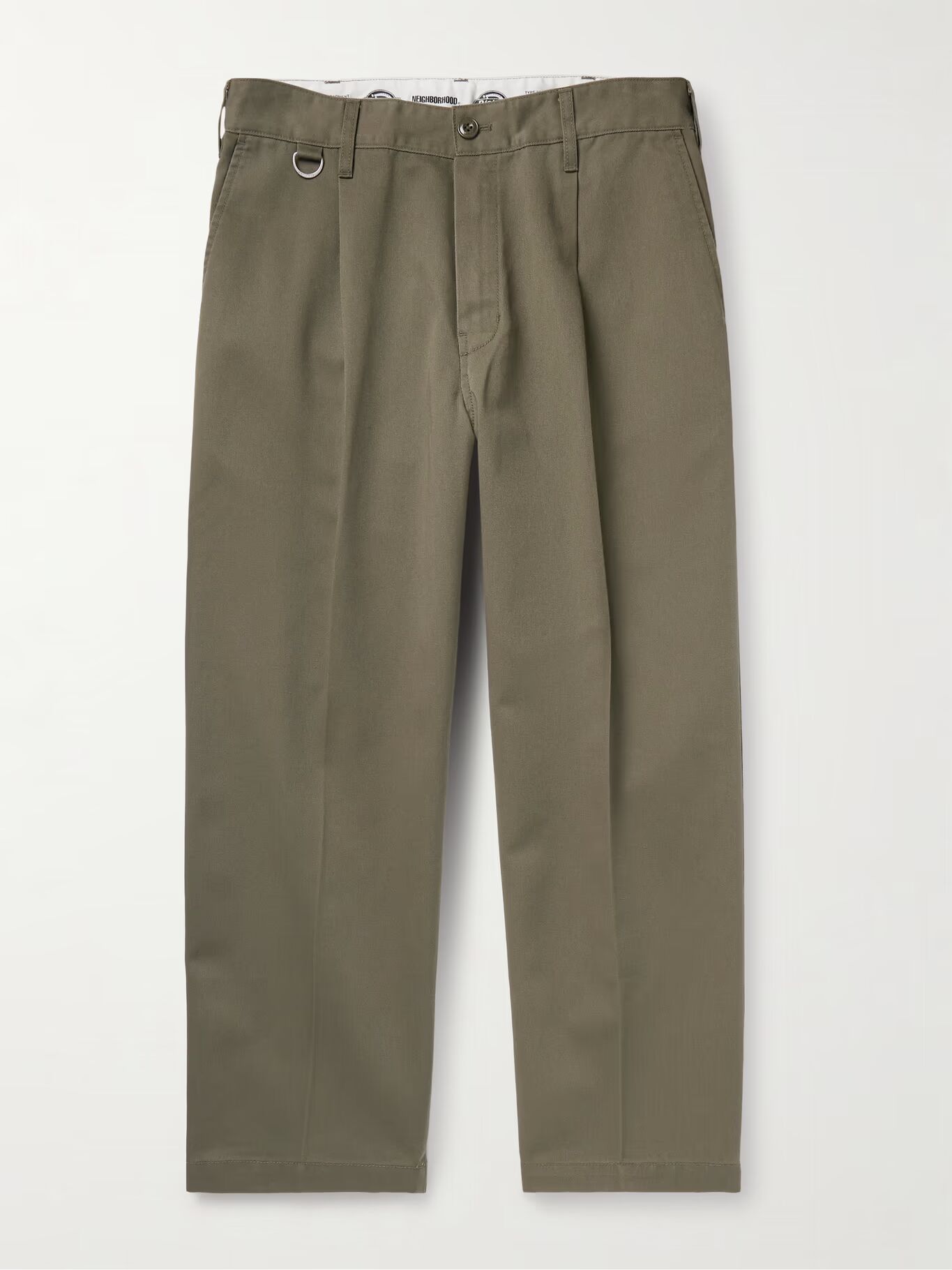 

Прямые брюки из плиссированной саржи Dickies NEIGHBORHOOD, хаки