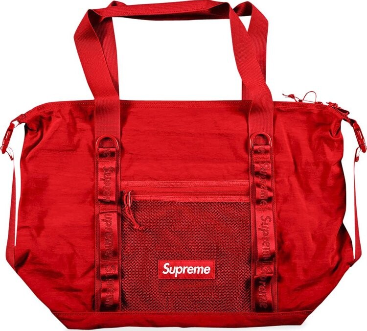 

Сумка Supreme Zip Tote Dark Red, красный